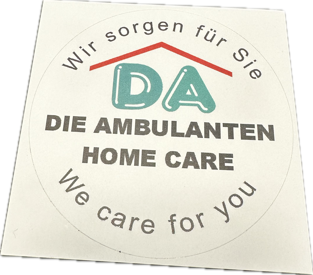 Sticker &quot;DA&quot; Ø95mm