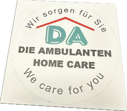 Sticker &quot;DA&quot; Ø95mm