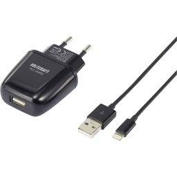 [VOLTCRAFT PLC-2400C iPad/iPhone/iPod Ladegerät 12 W Steckdose Ausgangsstrom (max.) 2400 mA Anzahl Ausgänge: 1 x USB, App] VOLTCRAFT PLC-2400C Nabíječka pro iPad/iPhone/iPod 12W zásuvka Výstupní proud (max.) 2400 mA Počet výstupů: 1 x USB, přibl.